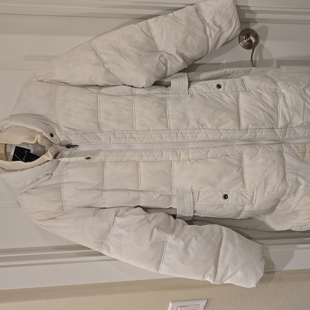 Lane Bryant White Puffer Jacket